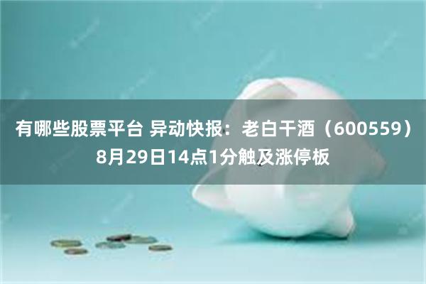 有哪些股票平台 异动快报：老白干酒（600559）8月29日14点1分触及涨停板